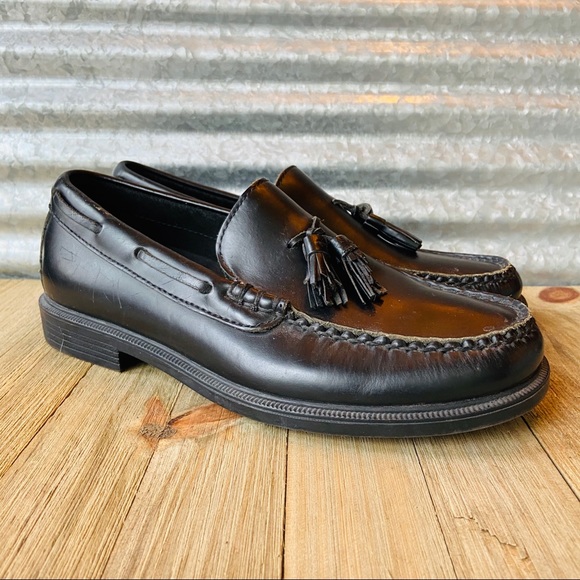 rockport black loafers